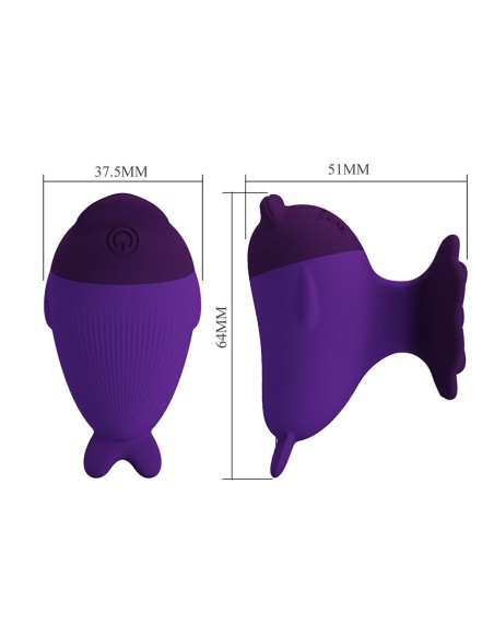 PRETTY LOVE DOLPHIN MINI VIBRADOR CON SUJECIAN