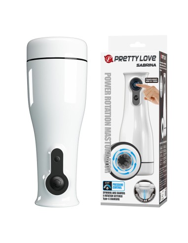PRETTY LOVE SABRINA MASTURBADOR MASCULINO CON ROTACIAN Y BALANCEO