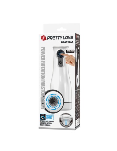 PRETTY LOVE SABRINA MASTURBADOR MASCULINO CON ROTACIAN Y BALANCEO