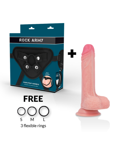 ROCKARMY ARNAS LIQUID SILICONE DILDO PREMIUM MUSTANG 18 CM O 414 CM