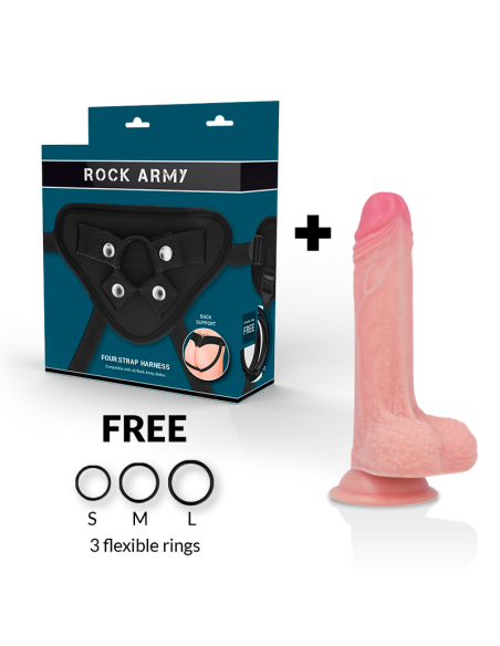 ROCKARMY ARNAS LIQUID SILICONE DILDO PREMIUM MUSTANG 18 CM O 414 CM