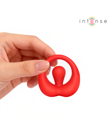 INTENSE RUSSELL ANILLO VIBRADOR CON ESTIMULACIAN DE CLATORIS ROJO