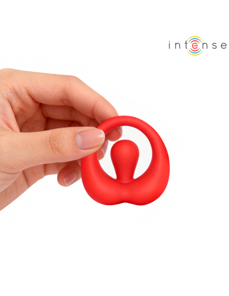 INTENSE RUSSELL ANILLO VIBRADOR CON ESTIMULACIAN DE CLATORIS ROJO