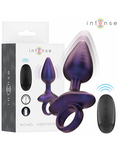 INTENSE MICHAEL PLUG ANAL VIBRADOR MODELO 2 CONTROL REMOTO