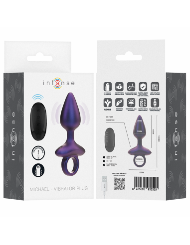 INTENSE MICHAEL PLUG ANAL VIBRADOR MODELO 2 CONTROL REMOTO