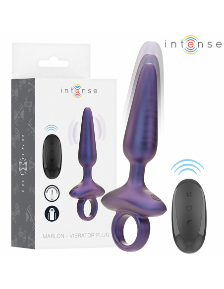 INTENSE MARLON PLUG ANAL VIBRADOR MODELO 4 CONTROL REMOTO