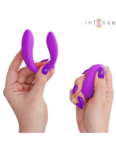 INTENSE NORA ESTIMULADOR DE PINZA CON VIBRACIAN MORADO