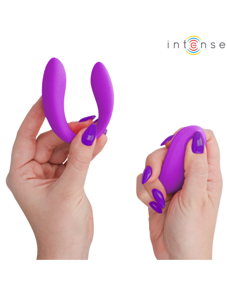 INTENSE NORA ESTIMULADOR DE PINZA CON VIBRACIAN MORADO