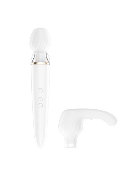 SATISFYER DOUBLE WAND ER BLANCO