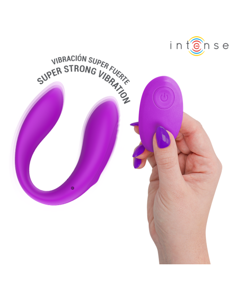 INTENSE NORA ESTIMULADOR DE PINZA CON VIBRACIAN MORADO