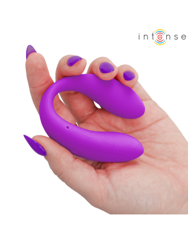 INTENSE NORA ESTIMULADOR DE PINZA CON VIBRACIAN MORADO
