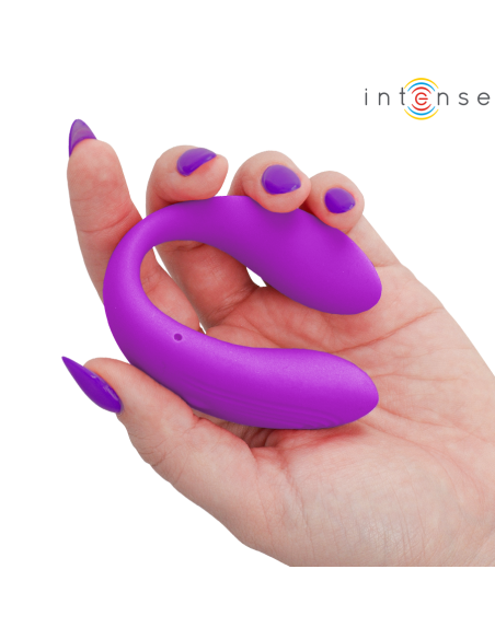 INTENSE NORA ESTIMULADOR DE PINZA CON VIBRACIAN MORADO