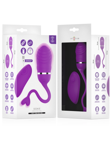 INTENSE SOOKIE HUEVO VIBRADOR CON CONTROL REMOTO MORADO
