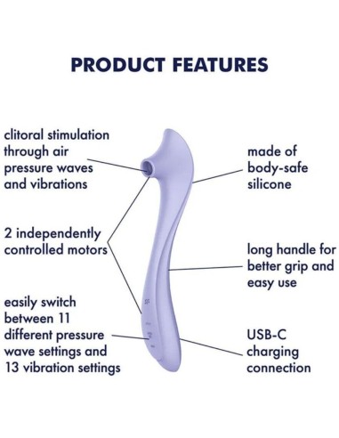SATISFYER EASY LOVER VIBRADOR ESTIMULADOR AIR PULSE