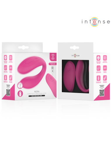 INTENSE NORA ESTIMULADOR DE PINZA CON VIBRACIAN ROSA