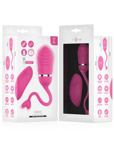 INTENSE SOOKIE HUEVO VIBRADOR CON CONTROL REMOTO ROSA