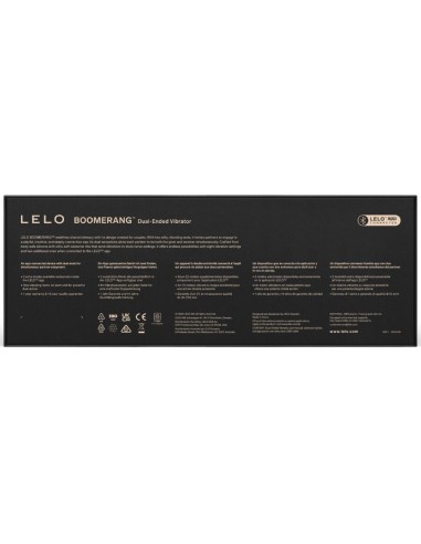 LELO BOOMERANG VIBRADOR DE DOBLE EXTREMO MORADO