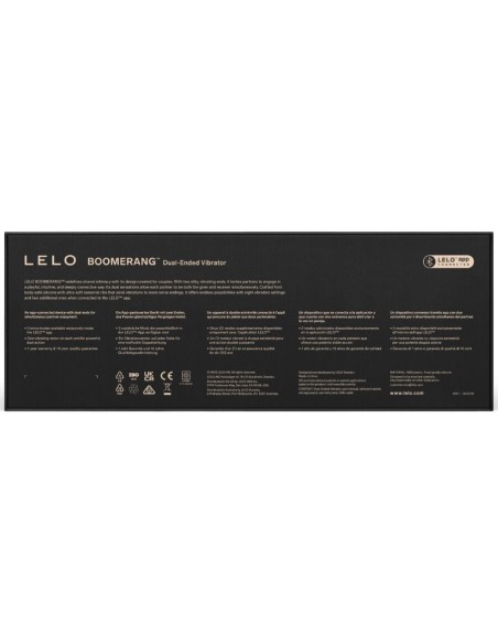 LELO BOOMERANG VIBRADOR DE DOBLE EXTREMO MORADO