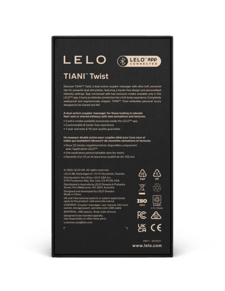 LELO TIANI TWIST VIBRADOR PARA PAREJAS ROSA