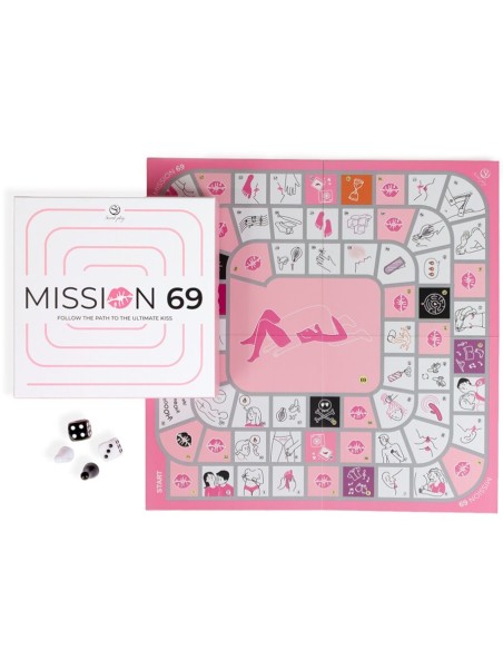SECRET PLAY JUEGO DE MESA PARA PAREJAS MISSION 69