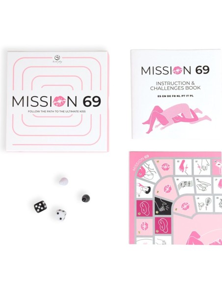 SECRET PLAY JUEGO DE MESA PARA PAREJAS MISSION 69