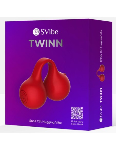 SNAIL VIBE TWINN VIBRADOR DE DEDO CEREZA