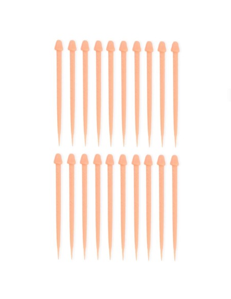 DIABLO PICANTE PALITOS DE PENE CON PINCHO PARA CARNE 20 UNIDADES
