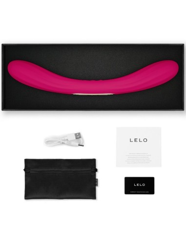 LELO BOOMERANG VIBRADOR DE DOBLE EXTREMO CEREZA