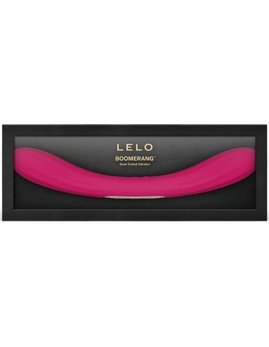 LELO BOOMERANG VIBRADOR DE DOBLE EXTREMO CEREZA