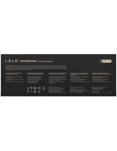 LELO BOOMERANG VIBRADOR DE DOBLE EXTREMO CEREZA