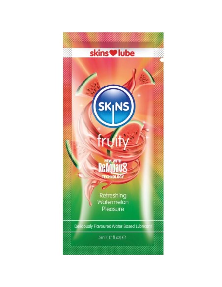 SKINS FRUITY LUBRICANTE BASE DE AGUA SANDAA MONODOSIS 5 ML