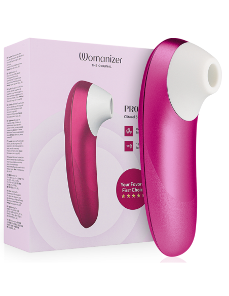 WOMANIZER PRO VIBRANT ESTIMULADOR DE CLATORIS ROSA