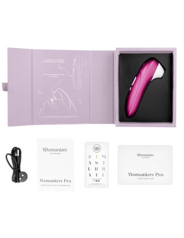 WOMANIZER PRO VIBRANT ESTIMULADOR DE CLATORIS ROSA