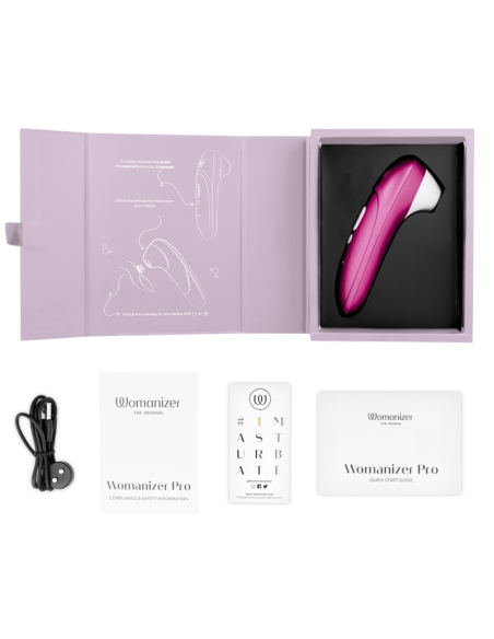 WOMANIZER PRO VIBRANT ESTIMULADOR DE CLATORIS ROSA