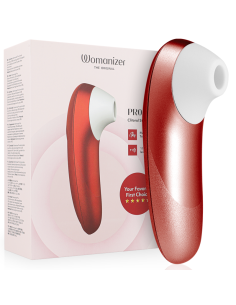WOMANIZER PRO VIBRANT ESTIMULADOR DE CLATORIS BURDEOS