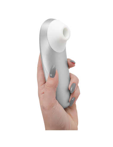 WOMANIZER PRO VIBRANT ESTIMULADOR DE CLATORIS GRIS PLATA