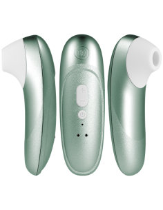WOMANIZER PRO VIBRANT ESTIMULADOR DE CLATORIS VERDE SALVIA 2