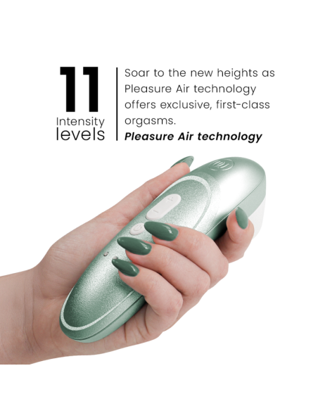 WOMANIZER PRO VIBRANT ESTIMULADOR DE CLATORIS VERDE SALVIA