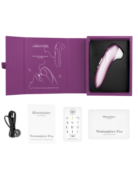 WOMANIZER PRO VIBRANT ESTIMULADOR DE CLATORIS LILA