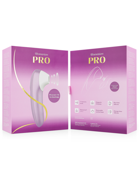 WOMANIZER PRO VIBRANT ESTIMULADOR DE CLATORIS LILA