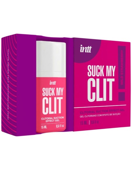 INTT SUCK MY CLIT GEL EFECTO SUCCIAN FRESAS SILVESTRES 15 ML