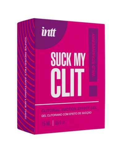INTT SUCK MY CLIT GEL EFECTO SUCCIAN FRESAS SILVESTRES 15 ML