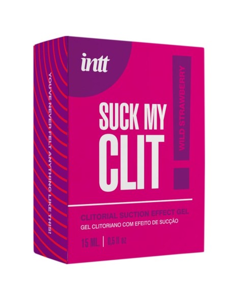 INTT SUCK MY CLIT GEL EFECTO SUCCIAN FRESAS SILVESTRES 15 ML