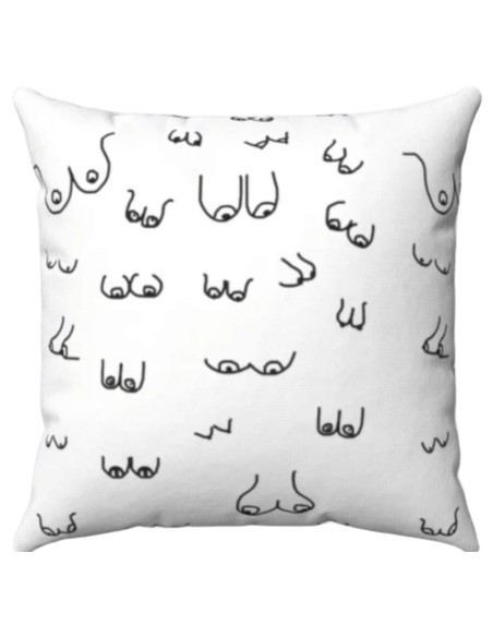 DIABLO PICANTE COJAN 30 X 30 TETAS BLANCO