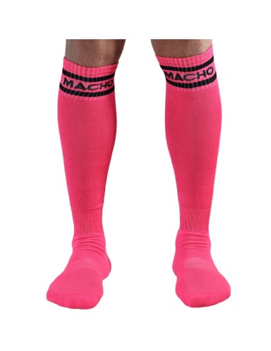 MACHO CALCETINES LARGOS TALLA ANICA ROSA