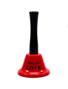 DIABLO PICANTE CAMPANA DE MANO RING FOR LOVE COLOR ROJO