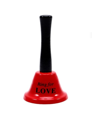 DIABLO PICANTE CAMPANA DE MANO RING FOR LOVE COLOR ROJO