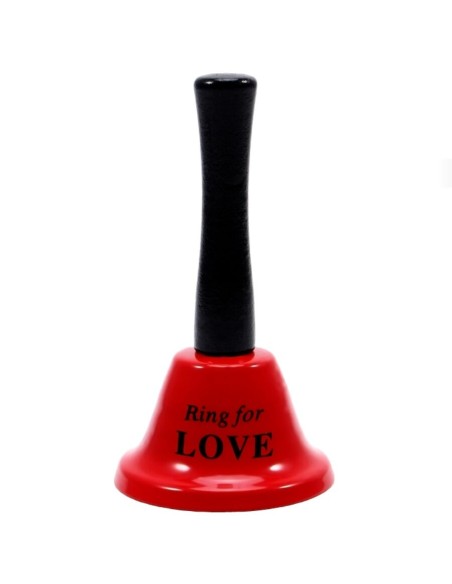 DIABLO PICANTE CAMPANA DE MANO RING FOR LOVE COLOR ROJO
