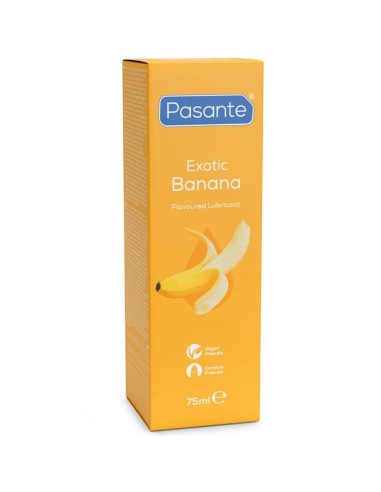 PASANTE LUBRICANTE SABOR BANANA A BASE DE AGUA 75 ML