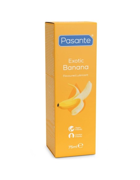 PASANTE LUBRICANTE SABOR BANANA A BASE DE AGUA 75 ML